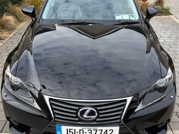 Lexus IS Saloon, Petrol Hybrid, 2015, Black