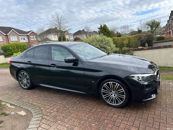 BMW 5-Series Saloon, Petrol Plug-in Hybrid, 2019, Black