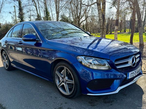 Mercedes-Benz C-Class Saloon, Diesel, 2017, Blue