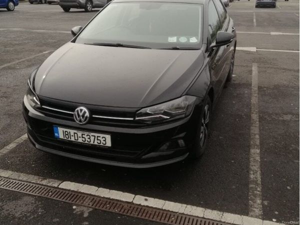 Volkswagen Polo Hatchback, Petrol, 2018, Black
