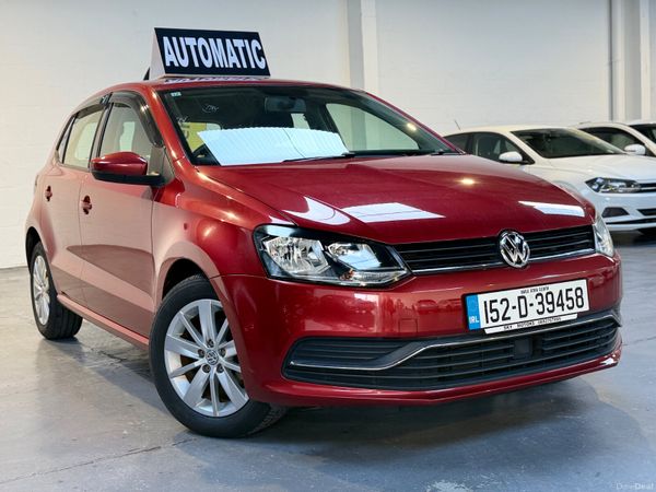 Volkswagen Polo Hatchback, Petrol, 2015, Red
