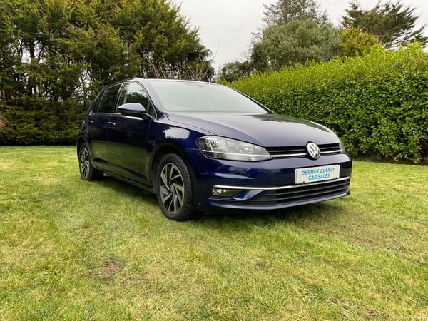 Volkswagen Golf Hatchback, Diesel, 2019, Blue