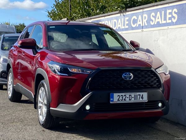 Toyota Corolla Cross Hatchback, Petrol Hybrid, 2023, Red