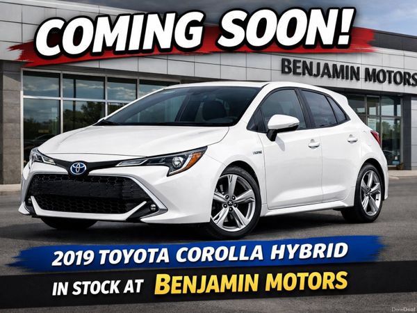 Toyota Corolla Hatchback, Petrol Hybrid, 2019, White
