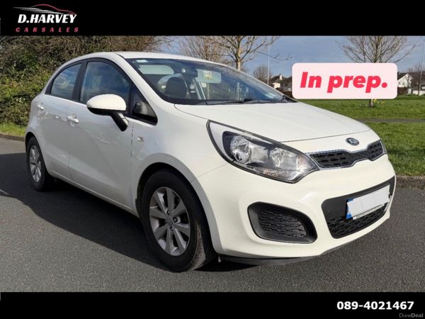 Kia Rio Hatchback, Petrol, 2014, White