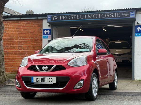 Nissan Micra Hatchback, Petrol, 2016, Red