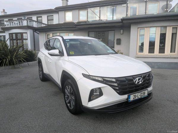 Hyundai Tucson SUV, Petrol Hybrid, 2021, White
