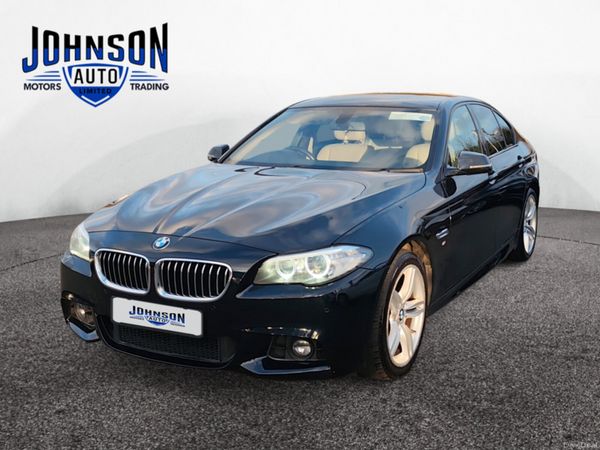 BMW 5-Series Saloon, Diesel, 2014, Black