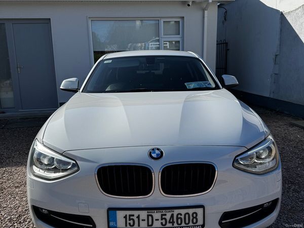 BMW 1-Series Hatchback, Petrol, 2015, White