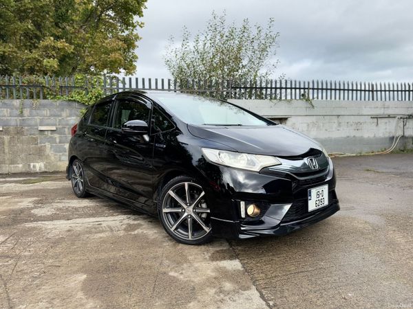 Honda Fit Hatchback, Petrol Hybrid, 2015, Black