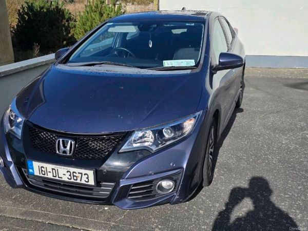 Honda Civic Hatchback, Diesel, 2016, Blue