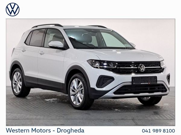 Volkswagen T-Cross SUV, Petrol, 2026, White