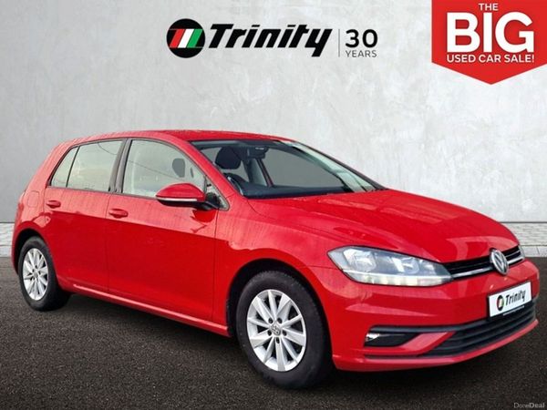 Volkswagen Golf Hatchback, Diesel, 2019, Red