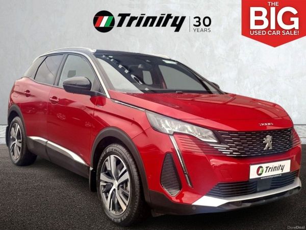 Peugeot 3008 SUV, Petrol Plug-in Hybrid, 2024, Red