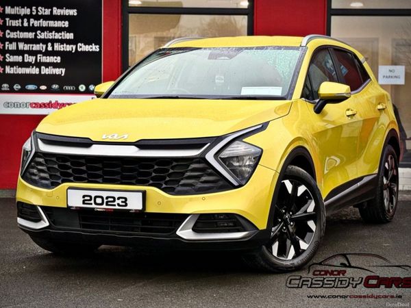 Kia Sportage Estate, Petrol Hybrid, 2023, Yellow