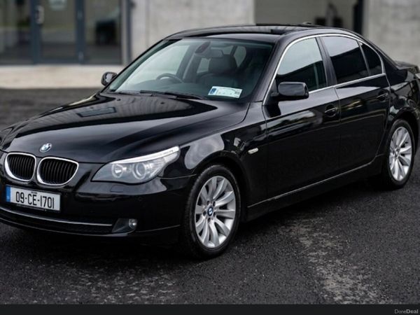 BMW 5-Series Saloon, Diesel, 2009, Black