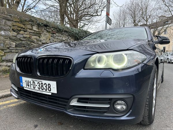 BMW 5-Series Saloon, Diesel, 2014, Blue