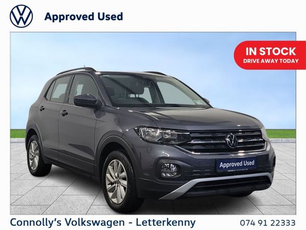 Volkswagen T-Cross SUV, Petrol, 2022, Grey