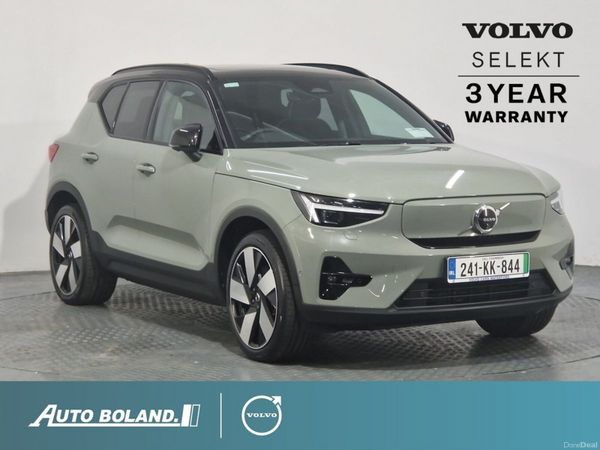 Volvo XC40 Estate, Electric, 2024, Green