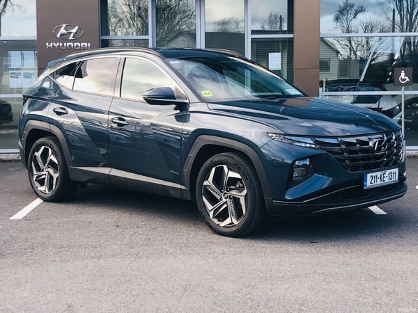 Hyundai Tucson SUV, Petrol Hybrid, 2021, Blue