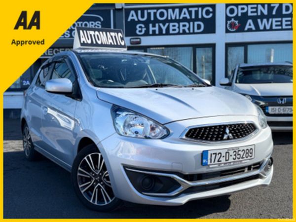 Mitsubishi Mirage Hatchback, Petrol, 2017, Silver