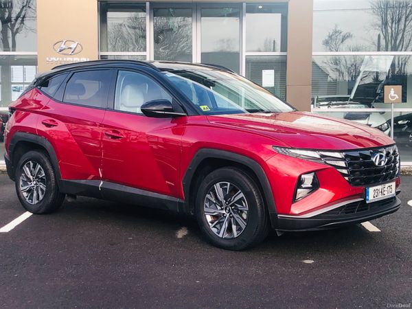 Hyundai Tucson SUV, Petrol Hybrid, 2023, Red