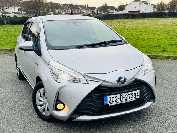 Toyota Vitz Hatchback, Petrol Hybrid, 2020, Silver