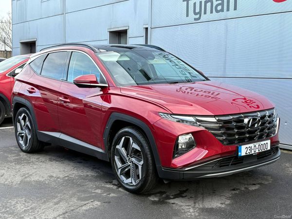 Hyundai Tucson SUV, Petrol Plug-in Hybrid, 2023, Red