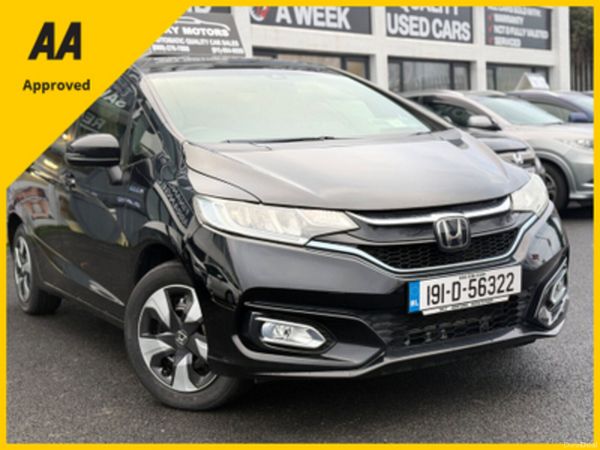 Honda Fit Hatchback, Petrol Hybrid, 2019, Black