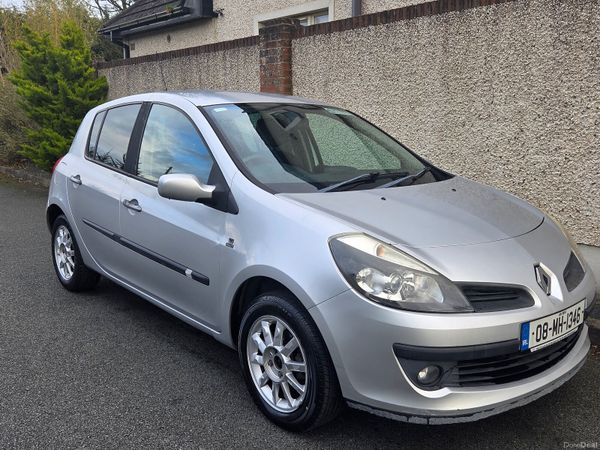 Renault Clio Hatchback, Petrol, 2008, Silver