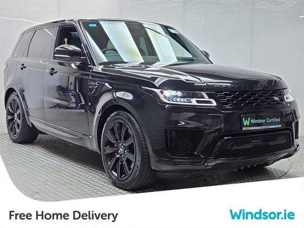 Land Rover Range Rover Sport SUV, Petrol Plug-in Hybrid, 2022, Black