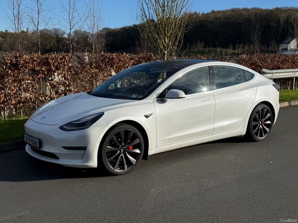 Tesla Model 3 Saloon, Electric, 2020, White