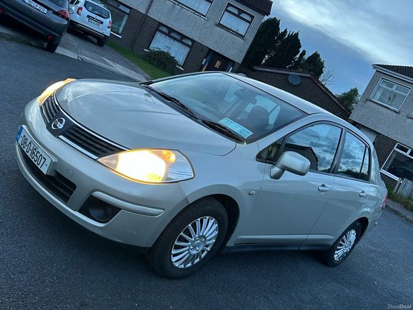 Nissan Tiida Saloon, Petrol, 2008, Silver