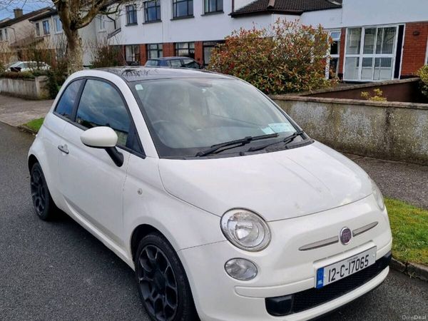 Fiat 500 Hatchback, Petrol, 2012, White