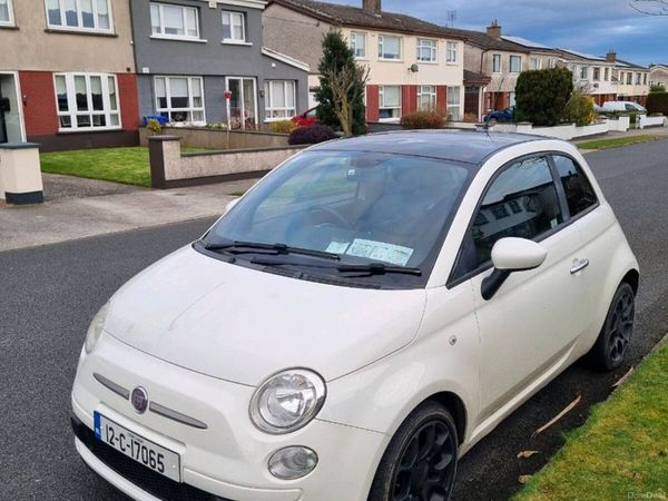 Fiat 500 Hatchback, Petrol, 2012, White