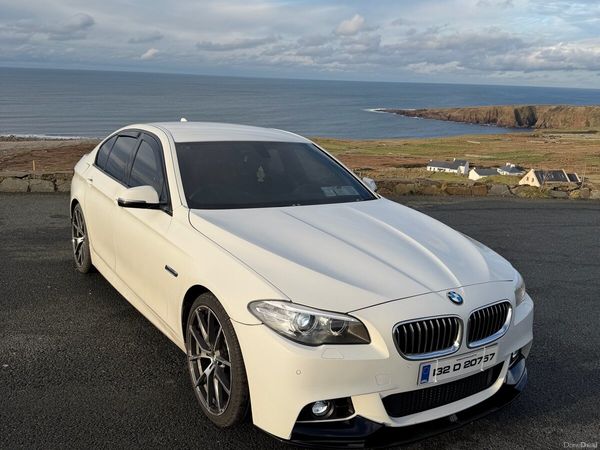 BMW 5-Series Saloon, Diesel, 2013, White