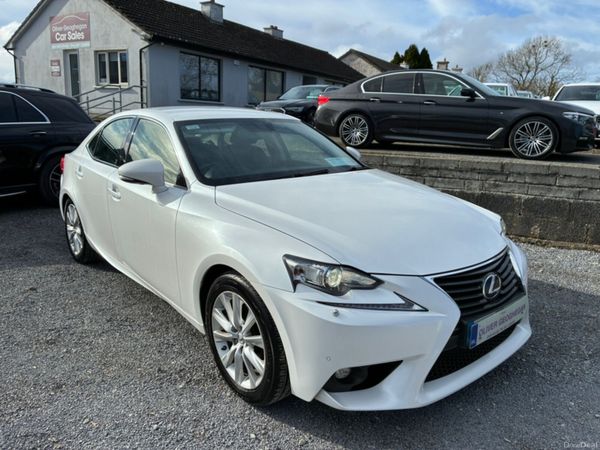 Lexus IS Saloon, Petrol Hybrid, 2016, White