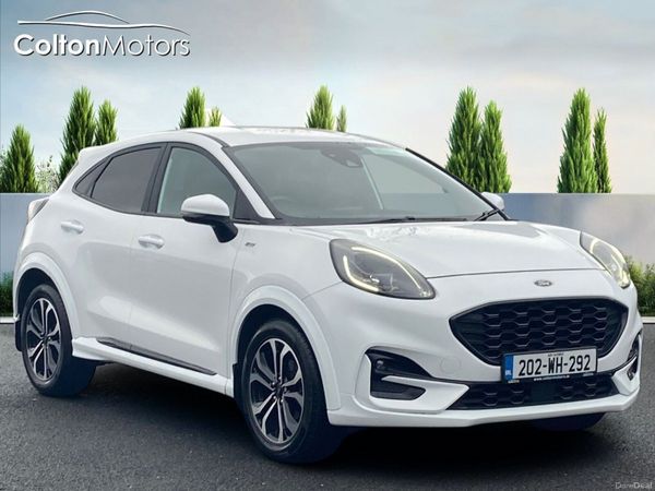 Ford Puma SUV, Petrol Hybrid, 2020, White