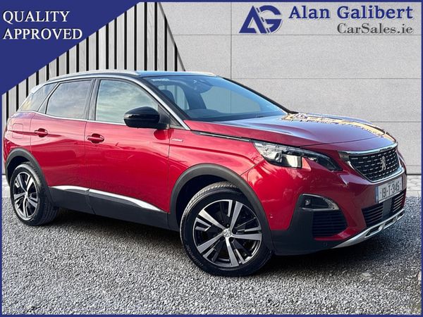 Peugeot 3008 SUV, Diesel, 2019, Red