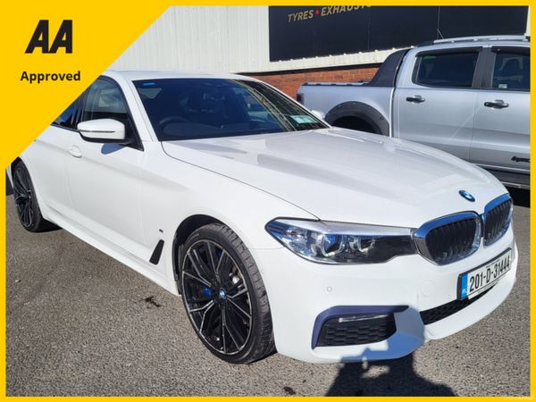 BMW 5-Series Saloon, Petrol Plug-in Hybrid, 2020, White