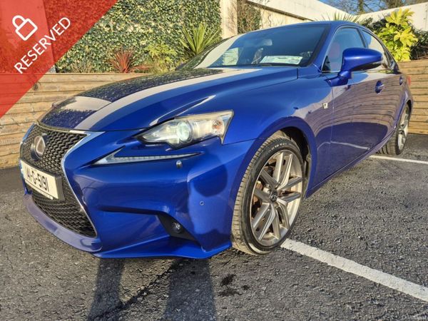 Lexus IS Saloon, Petrol Hybrid, 2014, Blue