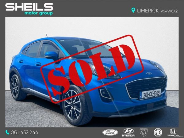 Ford Puma MPV, Petrol Hybrid, 2020, Blue