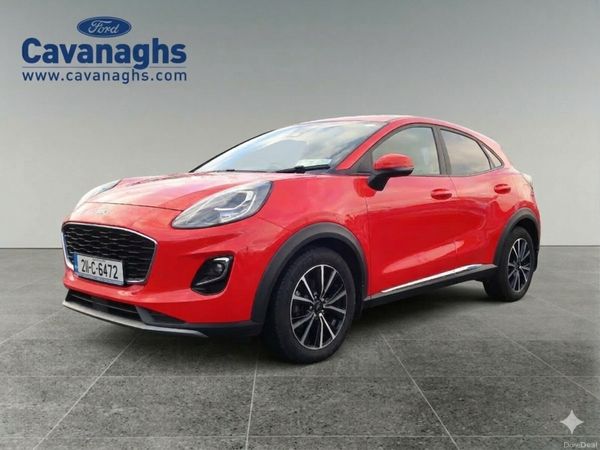 Ford Puma MPV, Petrol Hybrid, 2021, Red