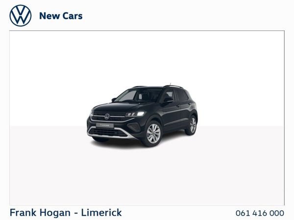 Volkswagen T-Cross SUV, Petrol, 2026, Black
