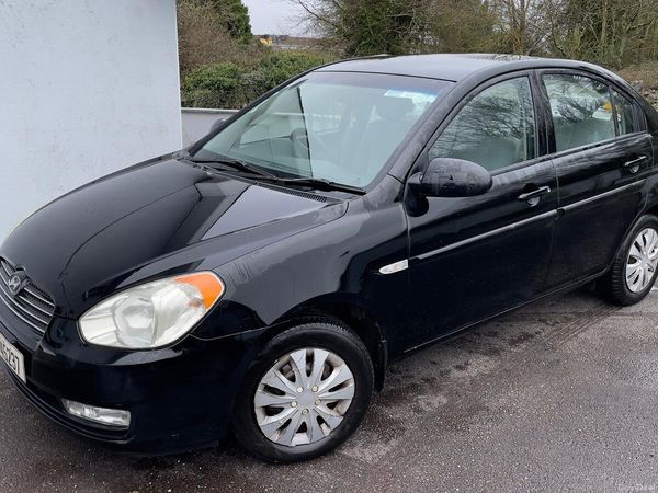 Hyundai Accent Saloon, Petrol, 2007, Black