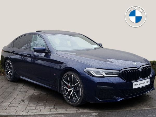 BMW 5-Series Saloon, Diesel, 2021, Blue