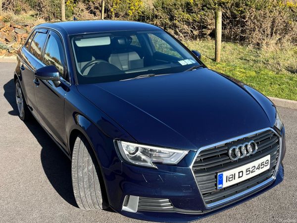 Audi A3 Hatchback, Diesel, 2018, Blue