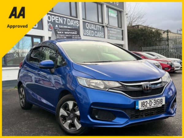 Honda Jazz Hatchback, Petrol Hybrid, 2018, Blue