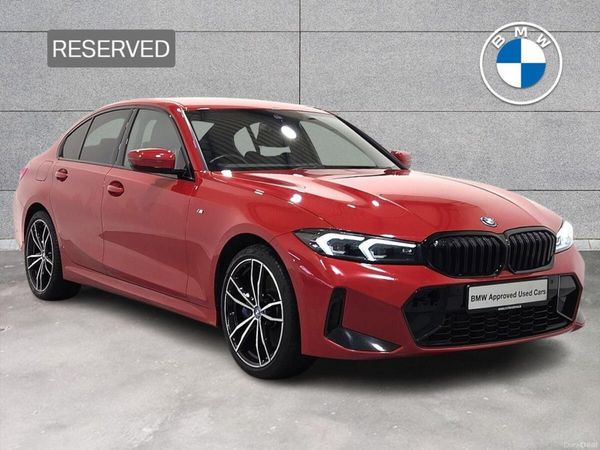 BMW 3-Series Saloon, Petrol Plug-in Hybrid, 2024, Red