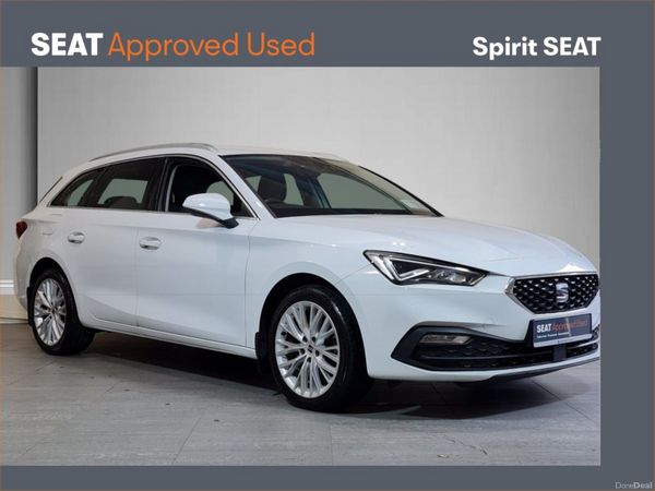 SEAT Leon Estate, Petrol, 2021, White